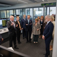 Návštěva European Satellite Company (SES) a Satellite Operations Centre (SOC), Lucembursko, 29.2. 2024, foto: Tomáš Fongus