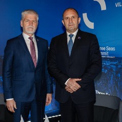Bilaterální setkání prezidenta republiky s prezidentem Bulharské republiky Rumenem Radevem, 11.4. 2024, foto: Tomáš Fongus