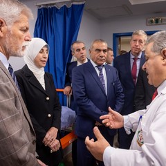 Oficiální návštěva Jordánského hášimovského království, nemocnice Al Bashir v Ammánu, 28.5.2024, foto: Zuzana Bönisch