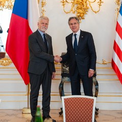 Přijetí ministra zahraničních věcí Spojených států amerických Antonyho Blinkena, Pražský hrad, 30.5.2024, foto: Tomáš Fongus