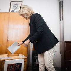 Volby do Evropského parlamentu, Černouček, 7.6.2024, foto: Zuzana Bönisch