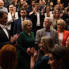 Oficiální návštěva slovenské prezidentky Zuzany Čaputové, Dejvické divadlo, 12.6.2024, foto: Zuzana Bönisch
