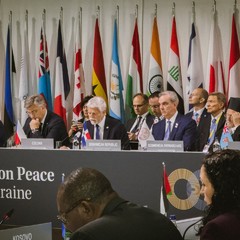 Prezident republiky na summitu o míru na Ukrajině, Bürgenstock u Lucernu, 16.6.2024, foto: Zuzana Bönisch