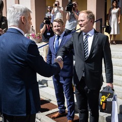 Návštěva prezidenta Petra Pavla v Karlovarském kraji, Městský kulturní dům Kraslice, 24.6.2024, foto: Zuzana Bönisch