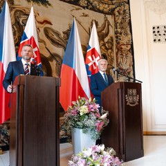 Oficiální návštěva slovenského prezidenta Petera Pellegriniho, Pražský hrad, 26.6.2024, foto: Tomáš Fongus
