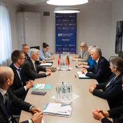 Summit B9, bilaterální jednání s litevským prezidentem, Riga, 11.6.2024, foto: Tomáš Fongus