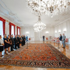 Prezident Petr Pavel a Eva Pavlová se setkali s dárci krve, Pražský hrad, 14.6.2024, foto: Tomáš Fongus