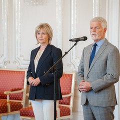 Prezident Petr Pavel a Eva Pavlová se setkali s dárci krve, Pražský hrad, 14.6.2024, foto: Tomáš Fongus