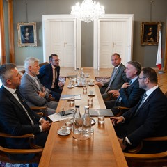 Prezident republiky přijal generálního ředitele Evropské vysílatelské unie, Pražský hrad, 18.6.2024, foto: Tomáš Fongus