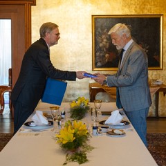 Prezident republiky přijal premiéra Petra Fialu, Pražský hrad, 25.6.2024, foto: Tomáš Fongus