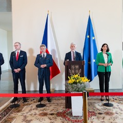 Prezident republiky se na Pražském hradě setkal s nejvyššími ústavními činiteli, Pražský hrad, 1.7.2024, foto: Tomáš Fongus